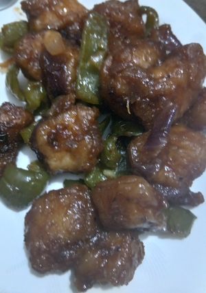 A picture of Paneer chilli home style.