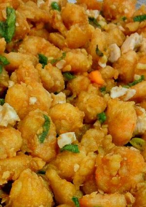 Foto resep Udang tepung telur asin