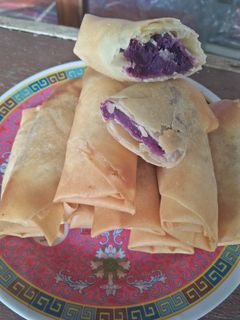Foto resep Lumpia ubi ungu