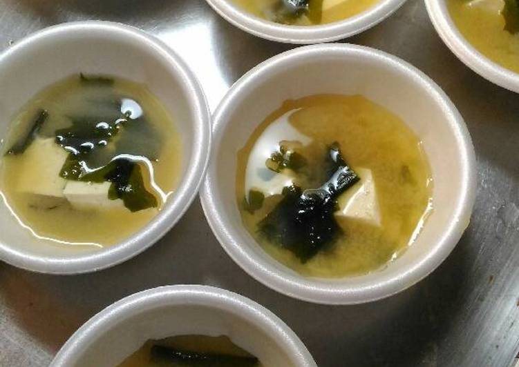 Resep Sup Miso Otentik - Miso Shiru😋 (🇯🇵) 味噌汁 yang Bikin Ngiler