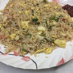 A picture of Egg fried rice.