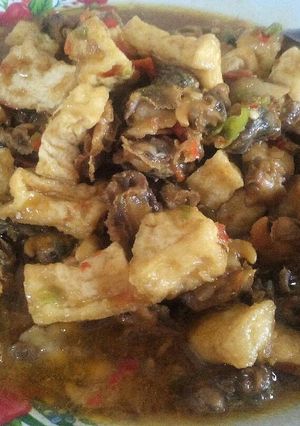 Foto resep Kerang kupas tahun saos pedas