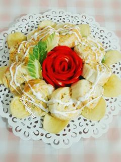 عکسی از دستور رولت سالاد الویه