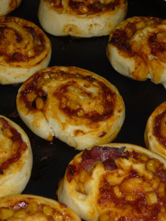 Pizzás csiga recept fotója