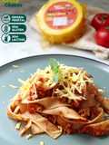 Bolonhesa Vegana com Queijo Provolone NatuCheese