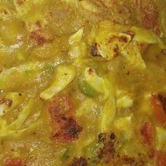 A picture of Wheat flour chilla.