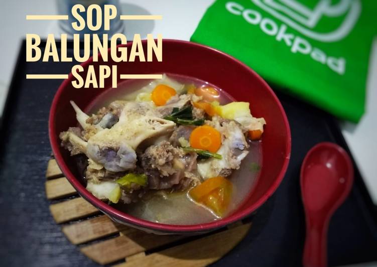 Sop balungan sapi