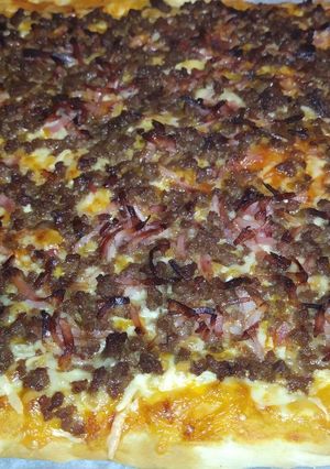 Una foto de Pizza de carne adobada en salsa bulgogi