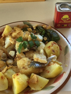 Una foto de Bacalao sencillo