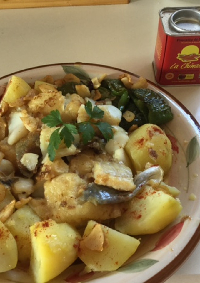 Una foto de Bacalao sencillo