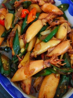 Foto resep Tumis Cumi Cabe Ijo