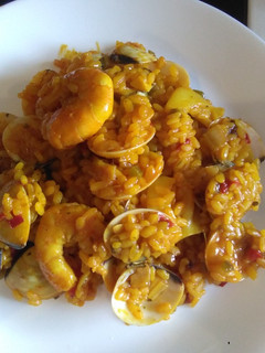Una foto de Arroz con almejas