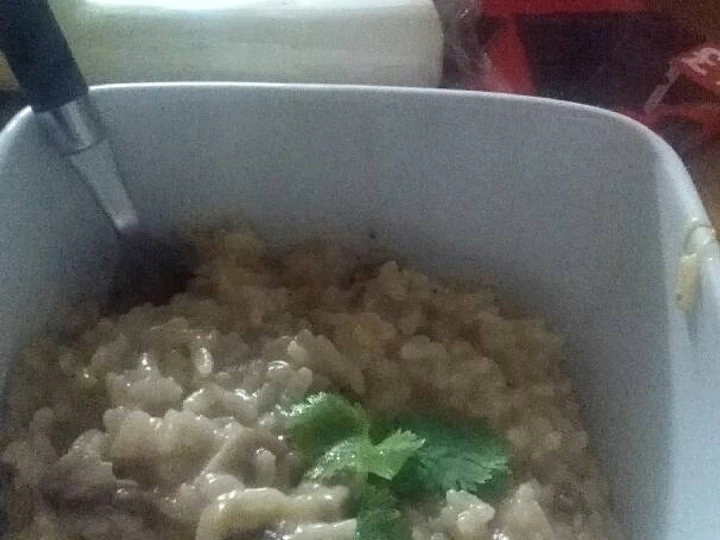 Recipe Delicious risotto with leek and mushrooms :) the Awesome  Appealing