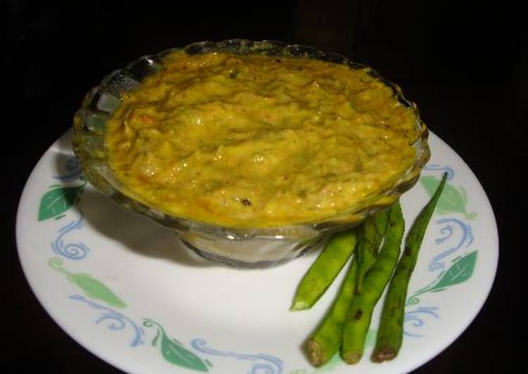 Recipe of Homemade Cluster Beans Chutney