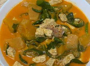 Foto resep Sayur Labu Kuning Tempe