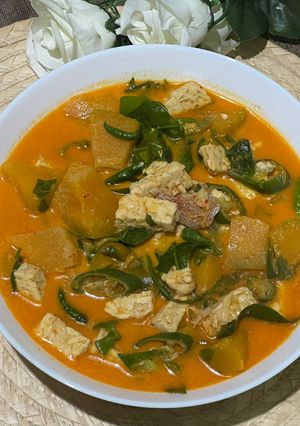 Foto resep Sayur Labu Kuning Tempe