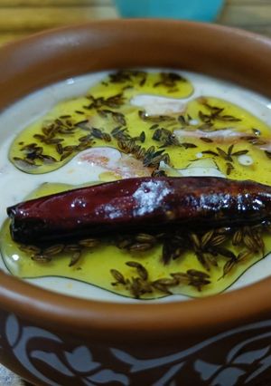 A picture of Onion Tomato Raita.