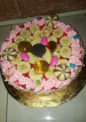 صورة لوصفة كيكة عيد ميلاد💋😍🎉🎊👑