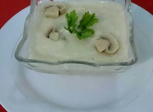 صورة لوصفة شوربة الفطر 1