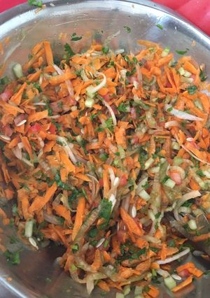 Una foto de Ceviche de zanahoria