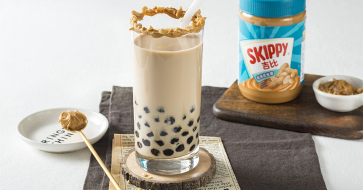 Peanut Butter Bubble Milk Tea Recipe By Skippy