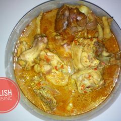 A picture of Chicken pepper soup.