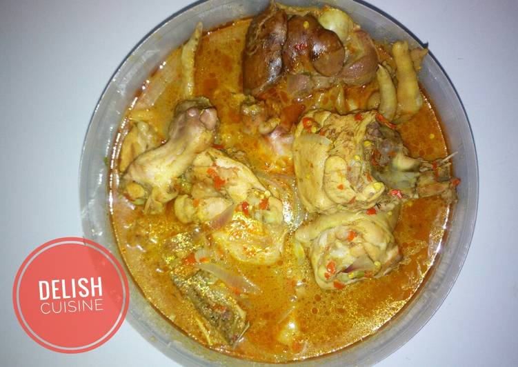 Steps to Prepare Quick Chicken pepper soup