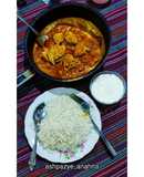 🍗مرغ آبپز و پلو🍚