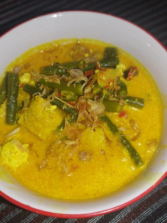 Foto resep Sayur tahu kacang panjang bumbu kuning