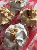 Turrón de vino tinto y turrón de café instantáneo con tagatosa