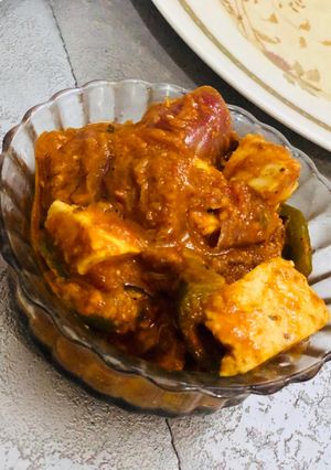 A picture of Kadai Paneer.