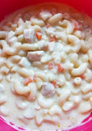 Foto resep Creamy Chicken Macaroni Soup