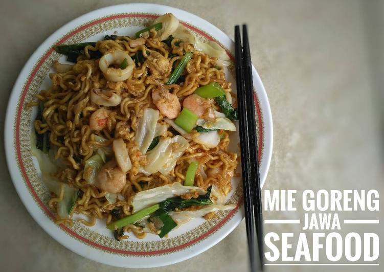 Cara Bikin Mie goreng jawa seafood Anti Gagal