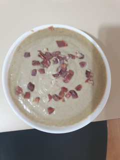 Una foto de Crema de champiñones