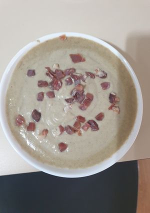 Una foto de Crema de champiñones