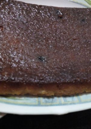 Una foto de Budín de pan con pasas de uva