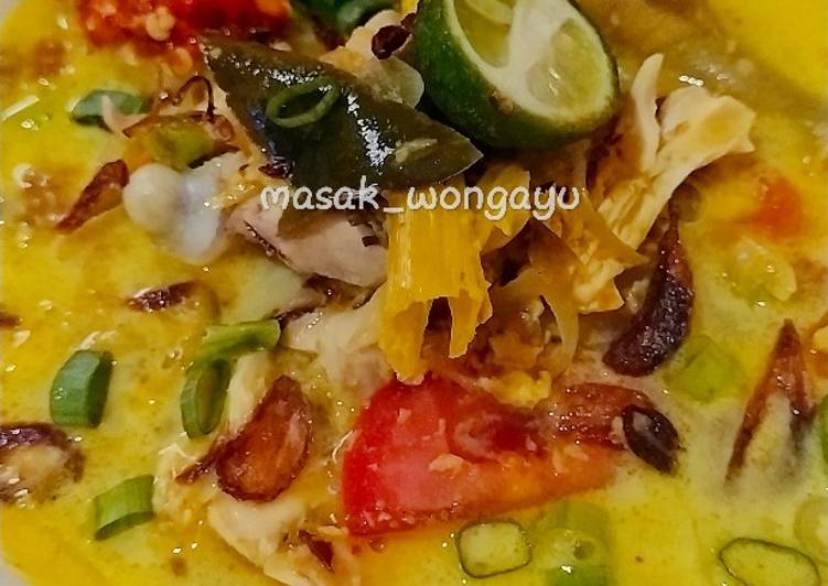 Bagaimana Membuat Soto ayam santan Anti Gagal