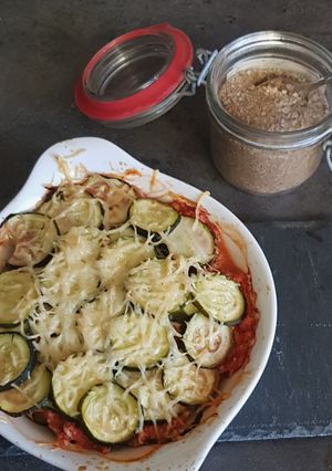 Une photo de °Gratin de courgettes au thon°