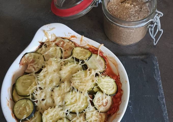 °Gratin de courgettes au thon°