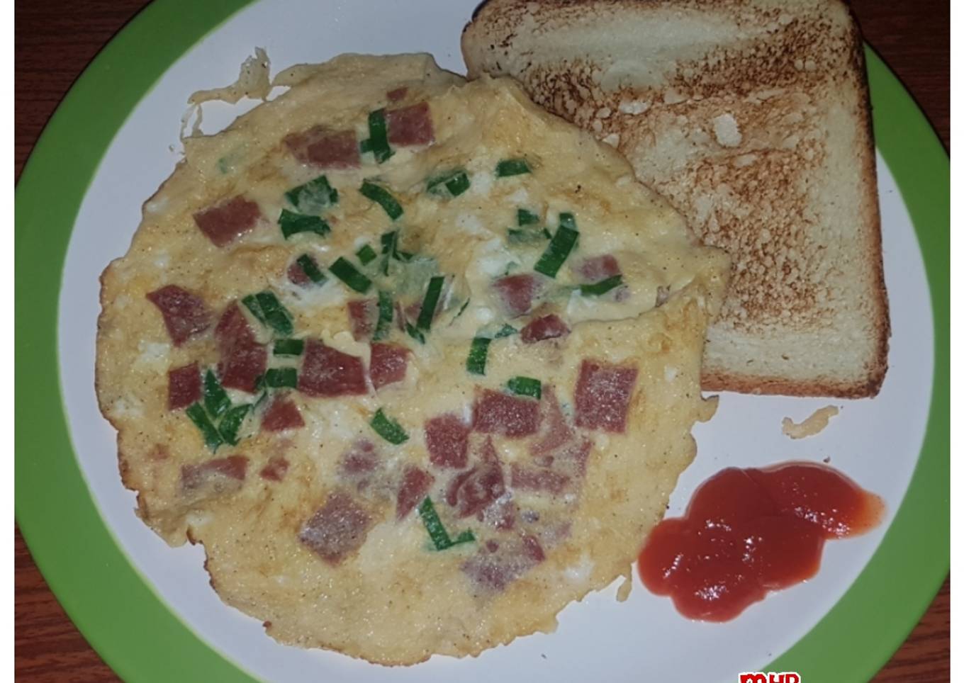 Telur Dadar Beef Ham