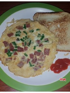Foto resep Telur Dadar Beef Ham
