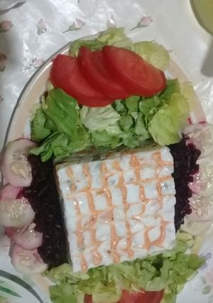 صورة لوصفة سلاطة سهلة وجد راقية