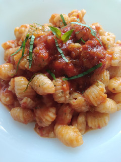 Una foto de Gnocchi de harina 🌱