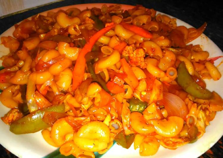 Steps to Make Award-winning Macaroni with veggies