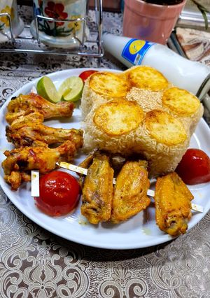 عکسی از دستور کتف و بال کبابی