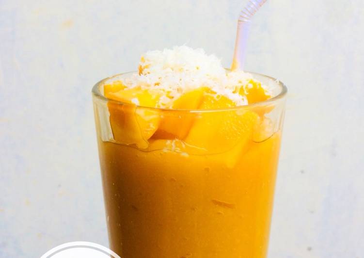 Cara Membuat Silky Mango Juice, Enak