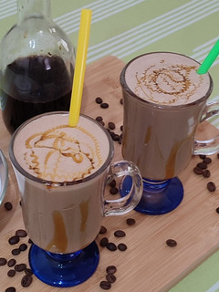 Φωτογραφία της συνταγής Smoothie με καφέ και καραμέλα