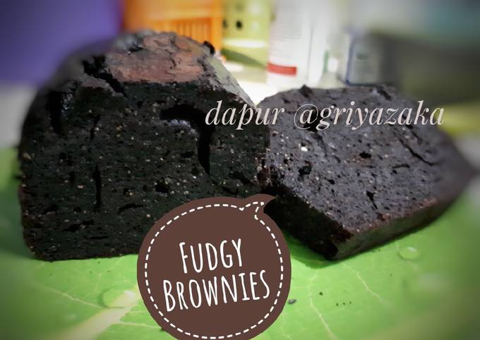 014》Fudgy Choco Brownies ketofy ala aqhuu 😁 foto resep utama