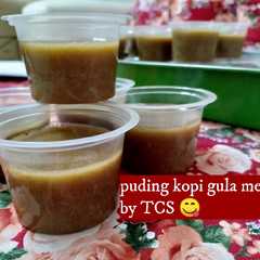 A picture of Puding Kopi Gula Merah.