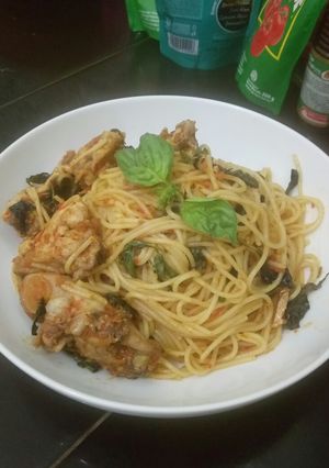 Foto resep Spatula rica (spaghetti tulang bumbu rica)